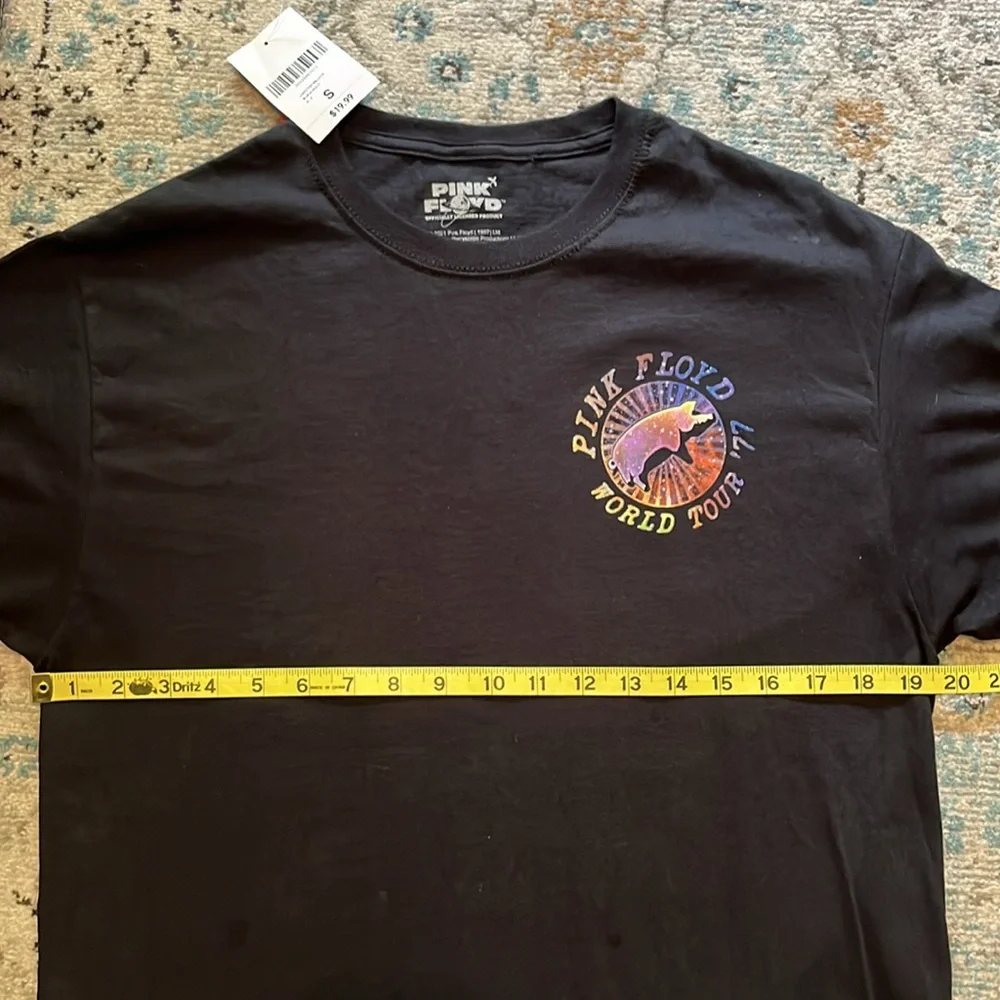 NWT Forever 21 Pink Floyd World Tour 1977 Retro Graphic Tee - Picture 8 of 15